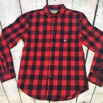 Roebuck & Co. Red Buffalo Plaid Button Up Shirt NWT Photo 2