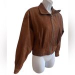 Jolly Lumbuck Leather Jacket Womens Size Xs Brown Zip Up Jackson Hole Wyoming Photo 5