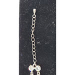 Vintage Womens Silver Tone Crystals‎ Rhinestone Bracelet Bridal Accessories Photo 3