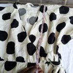 H$M black and white long summer gown Size L Photo 3