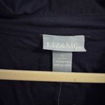 Liz & Me New Reversible Quilted Stitching Button Front Jacket Blue Plus Size 5X Photo 5