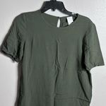H&M Women Dark green Formal blouse top size 6 Photo 2