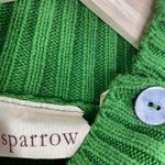 Anthropologie  Sparrow Green Knit Mock Neck Sweater Dress Women's Size Small S Photo 4