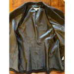 Pendleton  Blazer Women 10 Petite Black Wool One Button Single‎ Breasted Career Photo 9