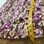 Merona Purple Cotton Splice-Neck Dress - M Photo 8