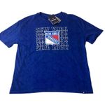 Fanatics NWT New York Rangers NHL  Royal Blue T Shirt Medium‎ Hockey Tee Photo 0