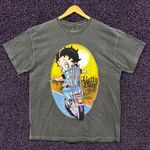 Betty Boop  Wild Child Biker Born to Ride Cartoon T-Shirt XL Photo 0