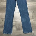 Reformation Brooke Zip High Rise Straight Blue Glacier Jeans Size 27 Photo 2