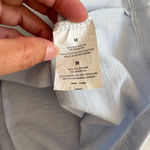 Apana Quarter zip Pullover Top Size M Light Blue mock neck Photo 10