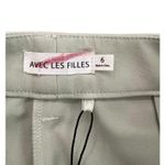 Avec Les Filles NWT Women's Mint Green Pastel Wide Leg Trouser Pants Size 6 Photo 2