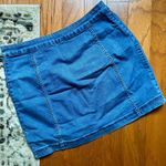 Free People  Denim Skirt Mini Photo 4