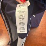 Athleta Colorblock Stripe Swim Active Dress Blue White Size Medium Photo 5