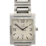 Dunhill square Facet Watch $2600 Silver Photo 0