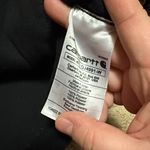 Carhartt Black and Brown Fleece Pullover Photo 3