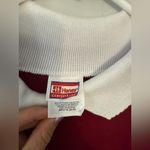 Hanes VTG Grandma Sweatshirt Alaska Collar Red Pink Blue Hippie Boho Floral Size XL Photo 4