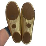 Kate Spade NY 7M Gold Leather Ballet Flats Loafer Moccasin w/ Bow Metallic NWOB Size 7 Photo 4