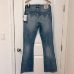 True Religion NWT Becca Mid Rise Bootcut Crystal Horseshoe Pocket Jeans Size 29 Photo 1