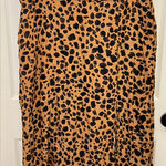 Ava & Viv  Women's Leopard Print Skirt Plus Size 1X Photo 0