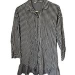 ZARA  Gingham Shirt Dress Small Photo 0