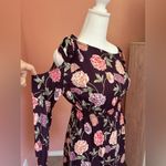 Flynn Skye boho floral mini dress with one shoulder and tie detail NWT SZ SM Photo 2