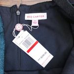 Red Carter • Billie mini dress green cold shoulder black ruffle lace stripe Photo 5