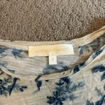 Love Shack Fancy  Blue and Cream Floral Top Photo 1