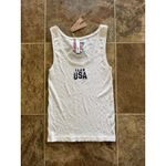 SKIMS Soft Lounge Tank Team USA White Size Large Photo 4