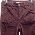 SO  Y2K Size 7 High Rise Women’s Brown Flare Corduroy Pants. Preloved Photo 3