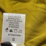 Allie Rose  small women's pear green lace pullover blouse lace detail longsleeve Photo 8