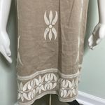 ZARA  Embroidered Tan Mini Dress XL Photo 8