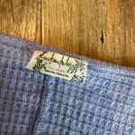 Free People NWT  Women's Waffle Knit Blue Long Sleeve Top XS Photo 1