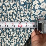 Hayden plus size 1X smocked floral blue & white blouse Photo 5