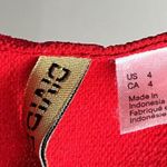 Divided H&M Red Crop Blouse Photo 3