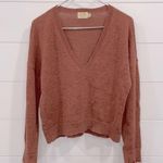 Nation Ltd  Bijou Adobe Pink Alpaca Blend Sweater Size XS Photo 4