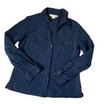 Michael Kors Blue Button Up Roll tab Sleeve Shirt Size 14 | 5-7 Photo 2