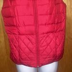 Laura Scott Red  Quilted Puffer Vest Size SP Photo 2