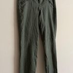 Soho New York & Company Ankle Legging Jeans Olive Green Size 8 Photo 3