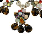 J.Crew Vintage  Paillette Brûlée Crystal Tortoise Statement Necklace Photo 4