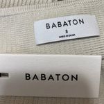 Aritzia NEW Babaton Beige Rib Knit Sleeveless Cami Sports Bra Crop Tank Top Sz S Photo 2