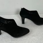 Aquatalia  By Marvin K Suede Studded Bootie Heels Size 6.5 Photo 3