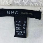 Mango MNG Casual by Brenda Cream Embroidered & Lace Bodycon Dress XS Boho Photo 9