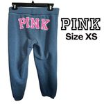 Victoria's Secret Pink Joggers Low Rise Navy And Pink Vintage Y2K Size XS EUC Photo 1