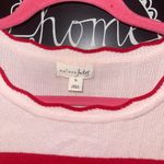 Maison Jules Striped Pink and Red lightweight Sweater top shirt size XL NWT Photo 2