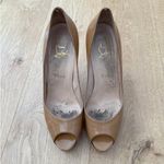 Christian Louboutin  Stiletto Pumps Patent Size 40.5 Camel Brown Photo 3