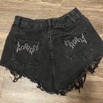 SheIn Black Jean Shorts Photo 1