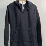 Green Tea Hoodie Pullover Sweatshirt Black Pockets Women's Size‎ M Medium Gray Photo 0