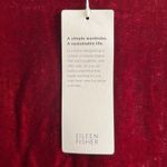 Eileen Fisher Dress Deep Cranberry Silk Blend Velvet Long-Sleeve Dress Sz XS NWT Photo 12