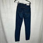 RE/DONE Raw Hem Hidden Button Fly Slim Jeans Size 24 Photo 1