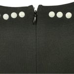 Carmen Marc Valvo NWT Beaded Neck Ponte Sheath Dress Black M Photo 8