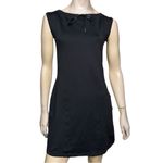 Max Mara Weekend Women’s Size S Black Tie Neck Sleeveless Sheath Fleece Dress Photo 1